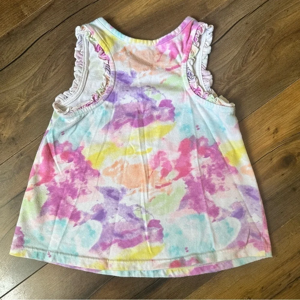 Juicy Couture | 2 Piece Tie-Dye Top and Logo Shorts Set | size 4